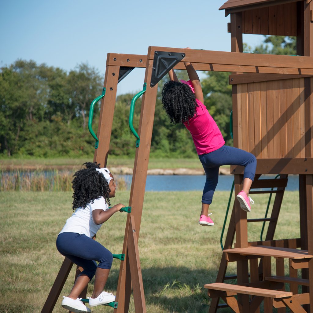 drewniany zestaw huśtawkowy Safari Fiesta