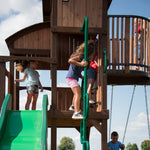 drewniany zestaw huśtawkowy Safari Fiesta